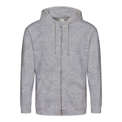 Zieh nicht so Zip Hoodie – Satirischer Cartoon-Hoodie mit Backprint | Streetwear mit Humor-Zip Hoodie-True Insights