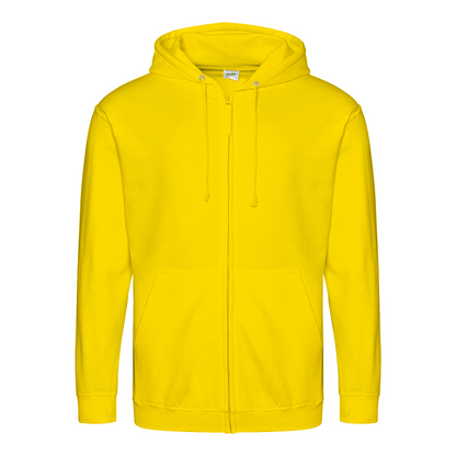 Zieh nicht so Zip Hoodie – Satirischer Cartoon-Hoodie mit Backprint | Streetwear mit Humor-Zip Hoodie-True Insights