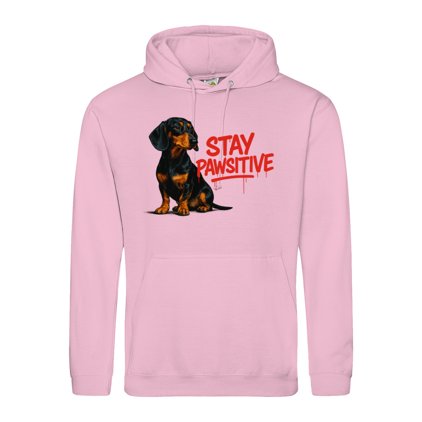 Stay Pawsitive Hoodie – Dackel-Style für positive Vibes