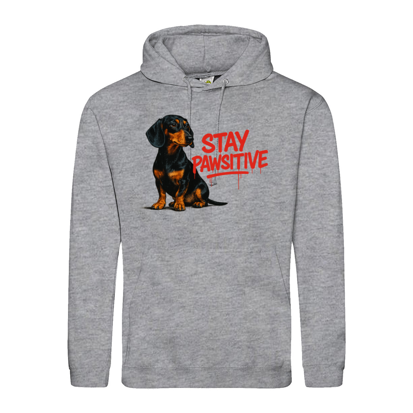 Stay Pawsitive Hoodie – Dackel-Style für positive Vibes