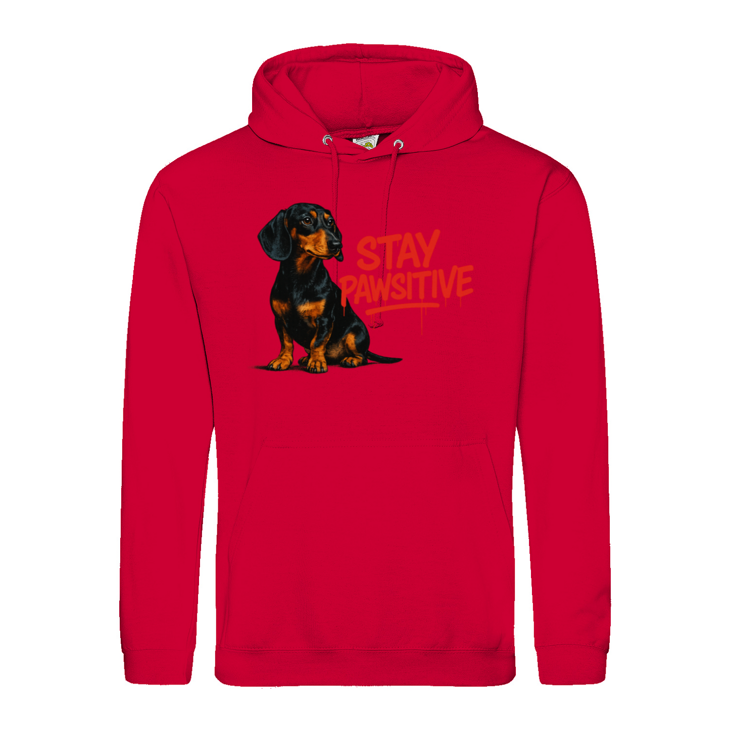 Stay Pawsitive Hoodie – Dackel-Style für positive Vibes