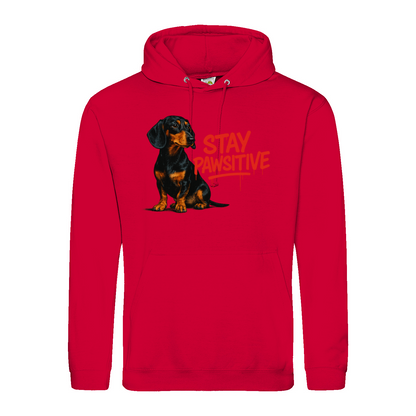 Stay Pawsitive Hoodie – Dackel-Style für positive Vibes