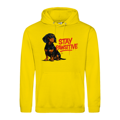 Stay Pawsitive Hoodie – Dackel-Style für positive Vibes