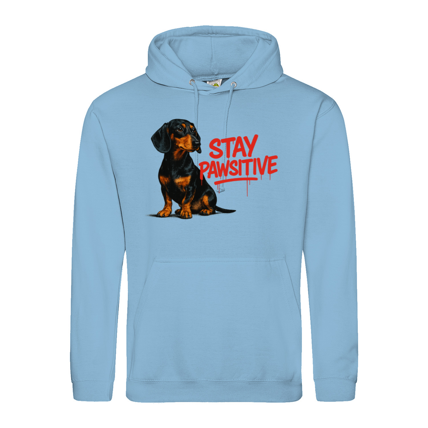 Stay Pawsitive Hoodie – Dackel-Style für positive Vibes