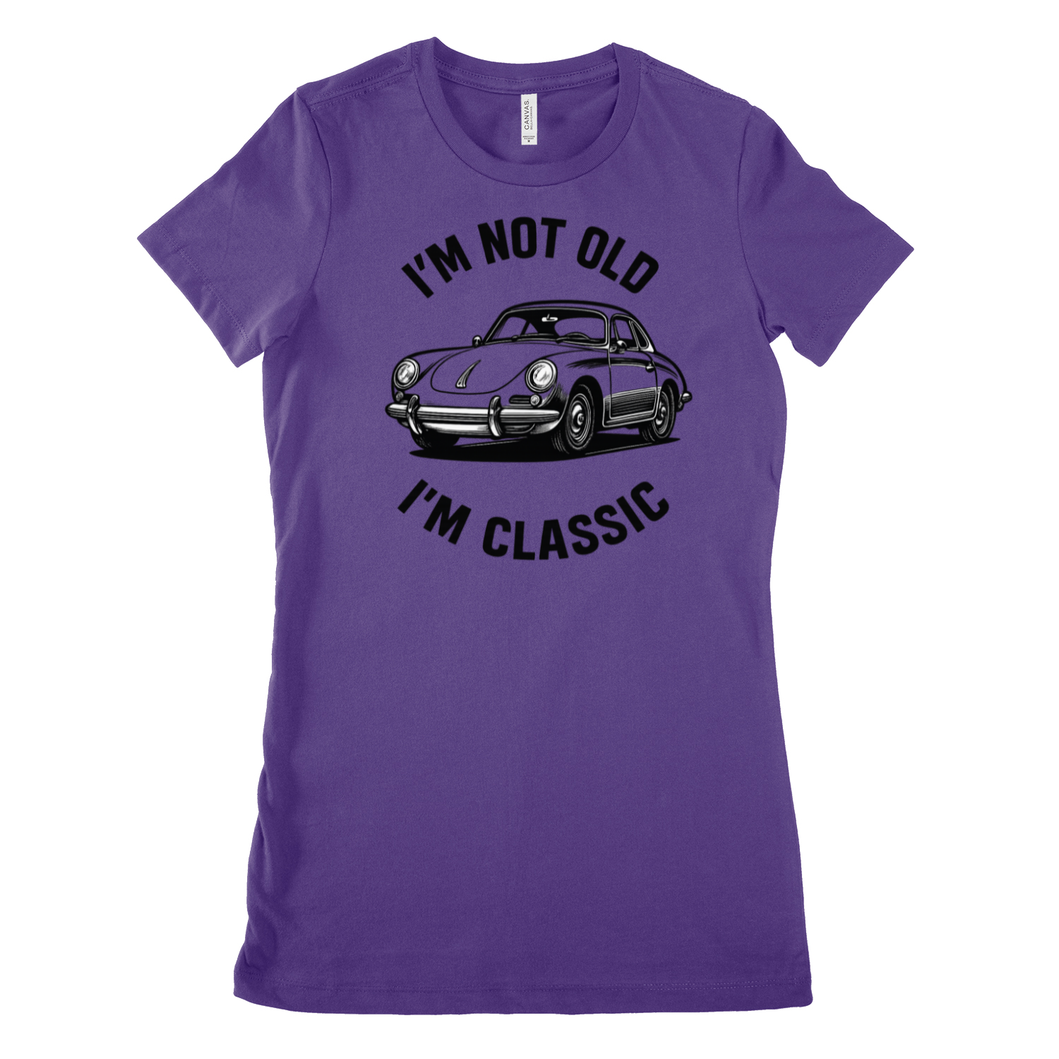 I’m Not Old, I’m Classic – Porsche Car Damen T-Shirt | Humorvolle Retro-Edition für Autofans
