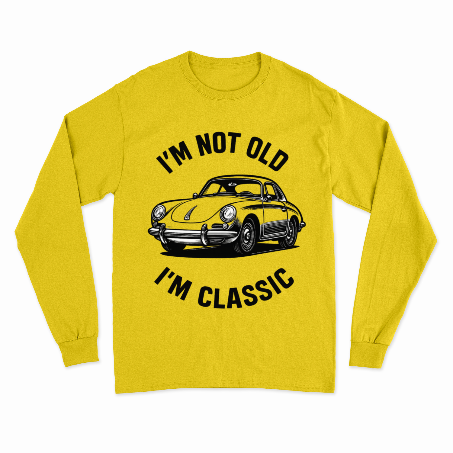 I’m Not Old, I’m Classic – Porsche Retro Car Sweatshirt | Humor für Autoliebhaber