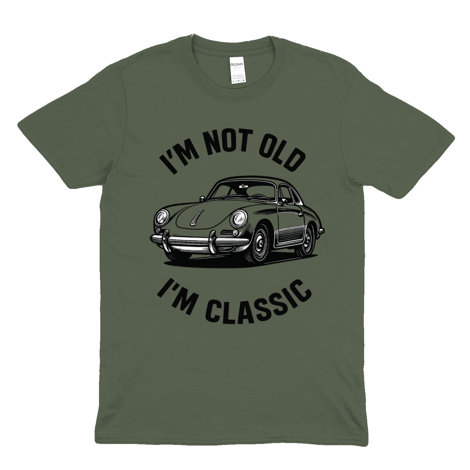 I’m Not Old, I’m Classic – Porsche Car T-Shirt | Humorvolle Retro-Edition für Autofans