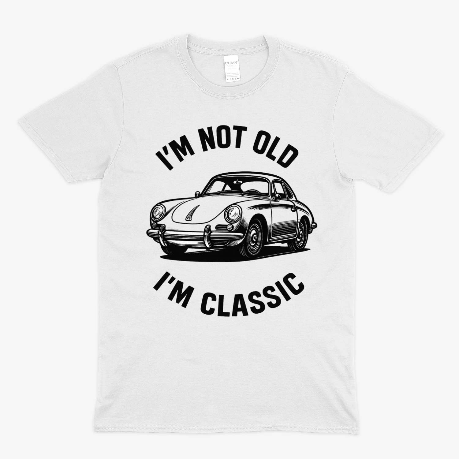I’m Not Old, I’m Classic – Porsche Car T-Shirt | Humorvolle Retro-Edition für Autofans