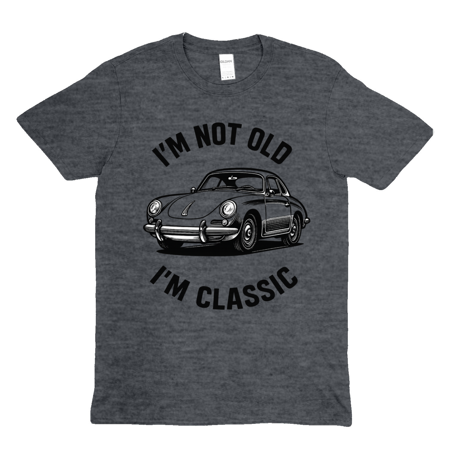 I’m Not Old, I’m Classic – Porsche Car T-Shirt | Humorvolle Retro-Edition für Autofans