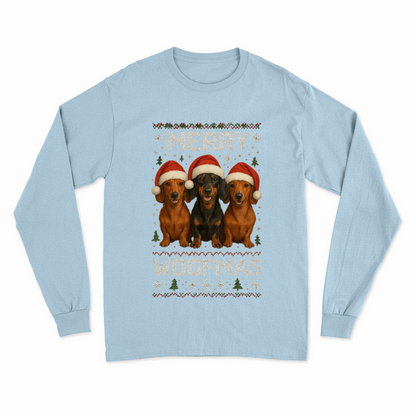 Merry Woofmas Sweatshirt – Dackel Weihnachtsmotiv-Sweatshirt-True Insights