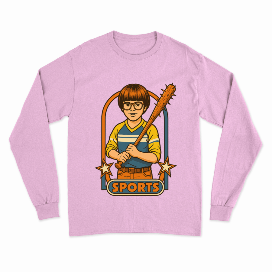 Retro Sports Satire Sweatshirt – Harmloser Look, klare Haltung-True Insights