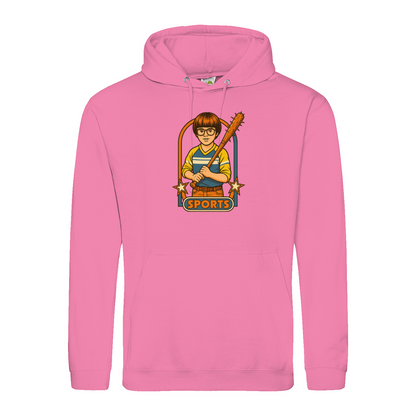 Retro Sports Satire Hoodie