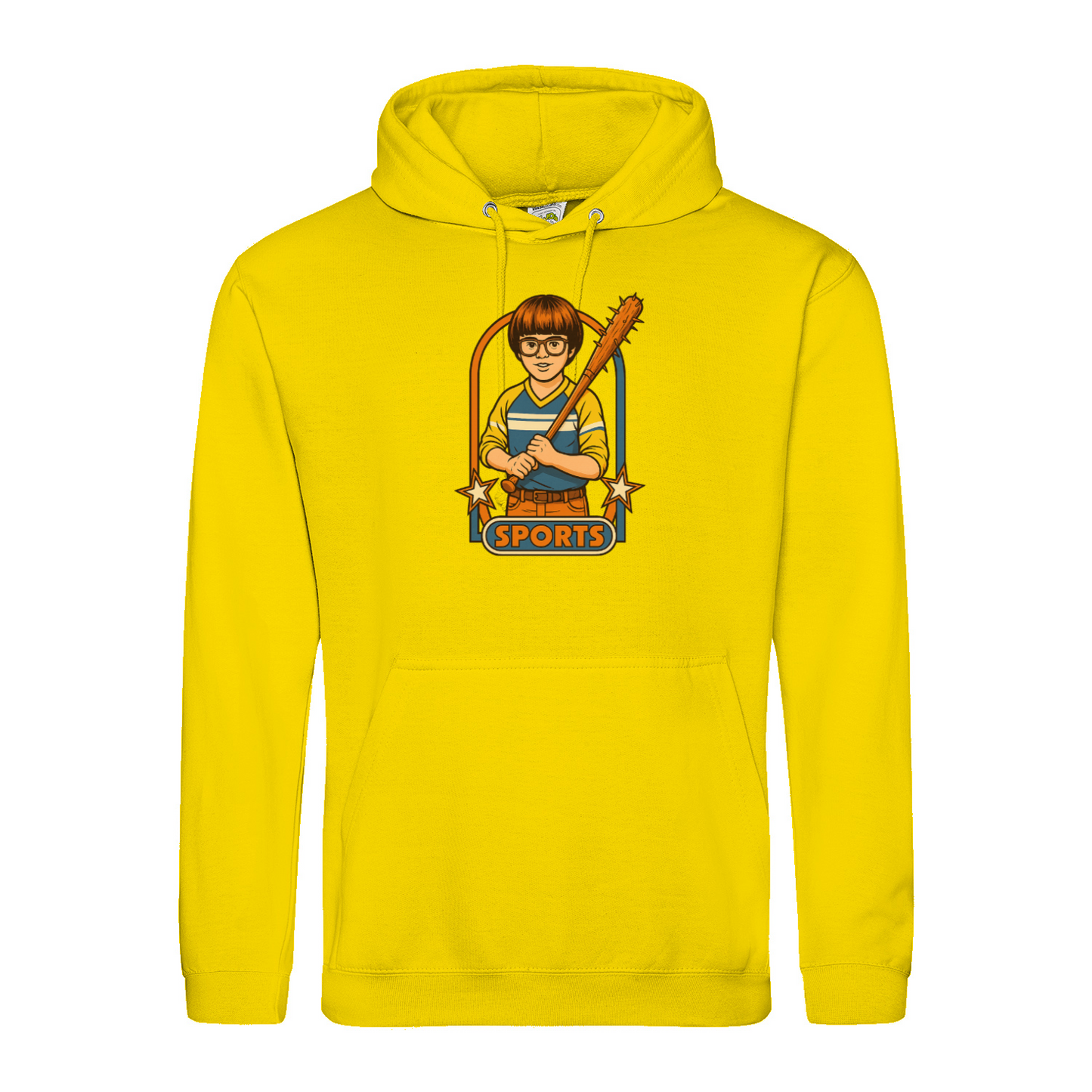 Retro Sports Satire Hoodie