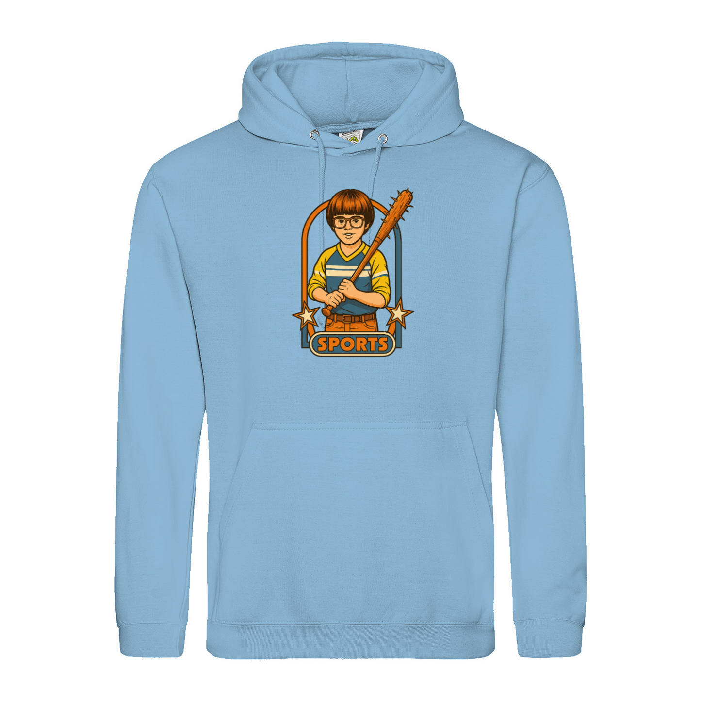 Retro Sports Satire Hoodie