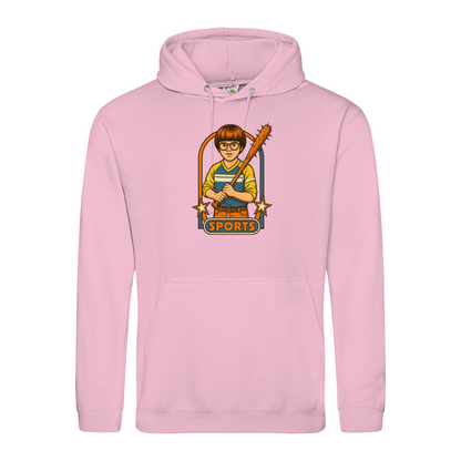 Retro Sports Satire Hoodie