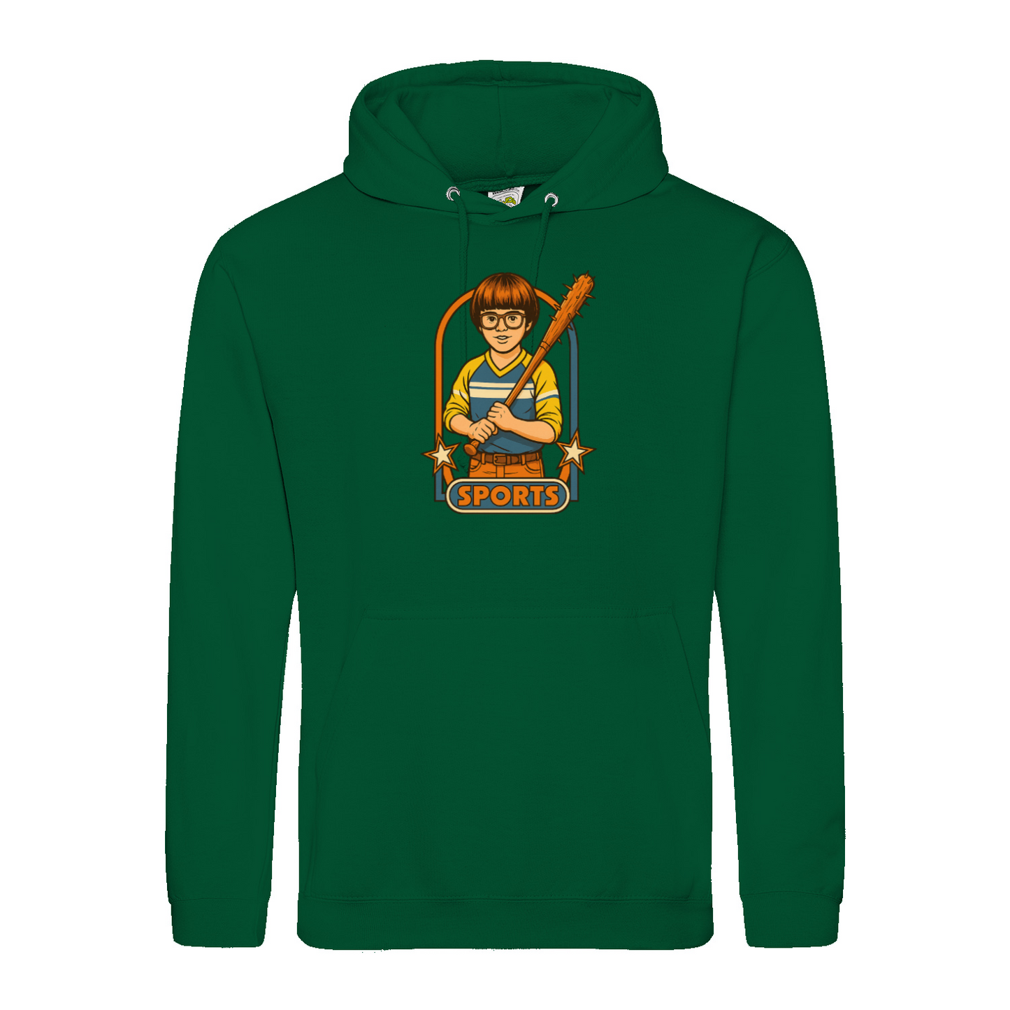 Retro Sports Satire Hoodie