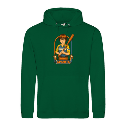 Retro Sports Satire Hoodie