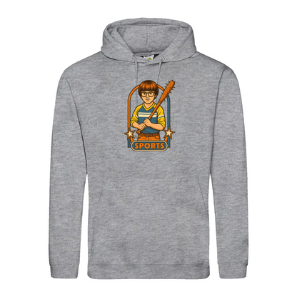 Retro Sports Satire Hoodie