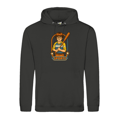 Retro Sports Satire Hoodie