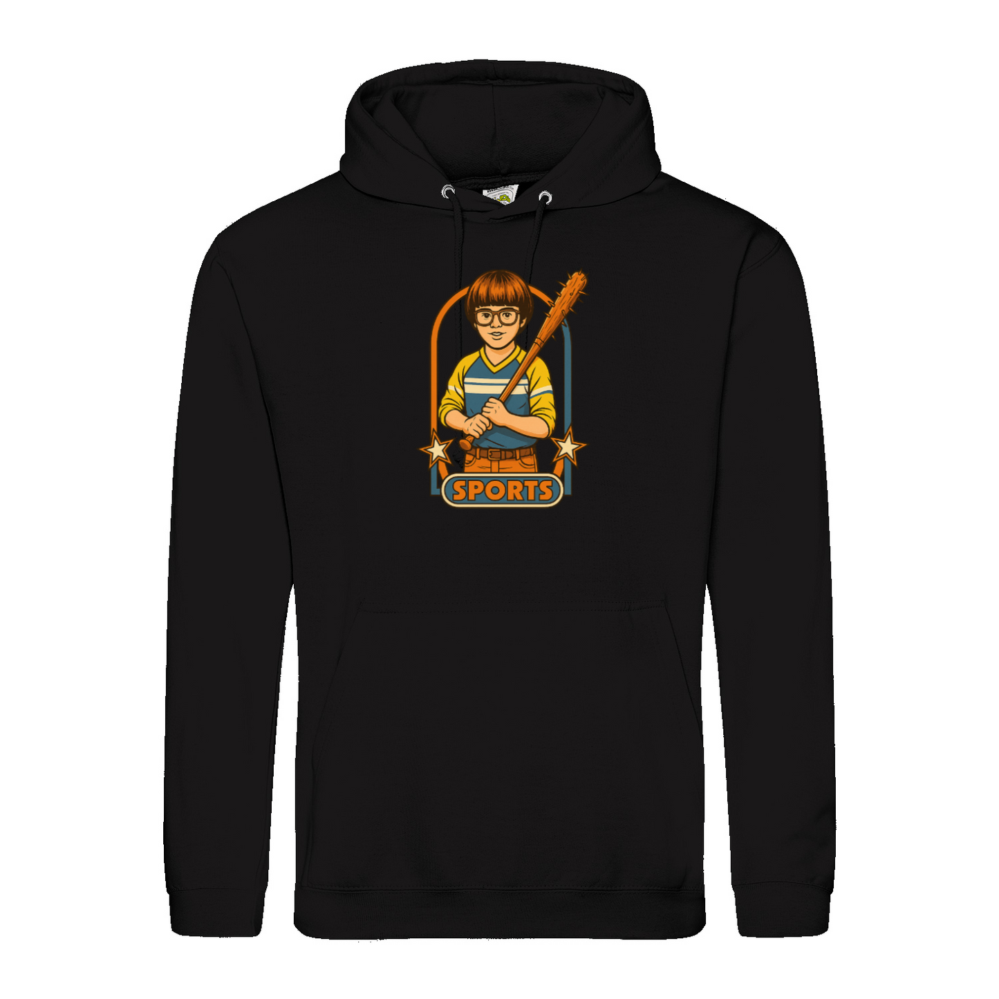 Retro Sports Satire Hoodie
