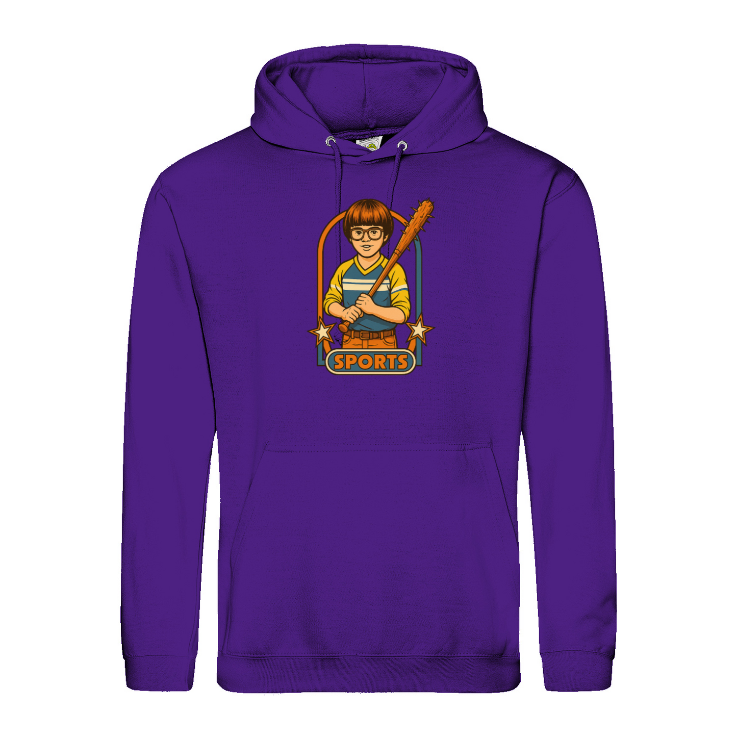 Retro Sports Satire Hoodie