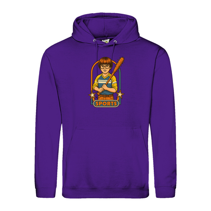 Retro Sports Satire Hoodie