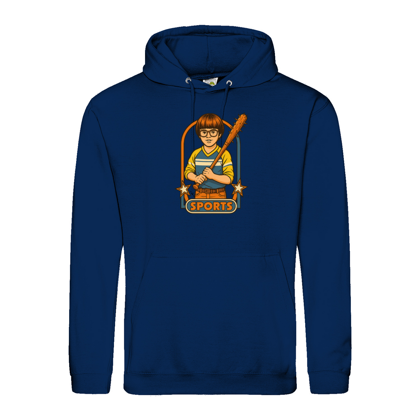 Retro Sports Satire Hoodie