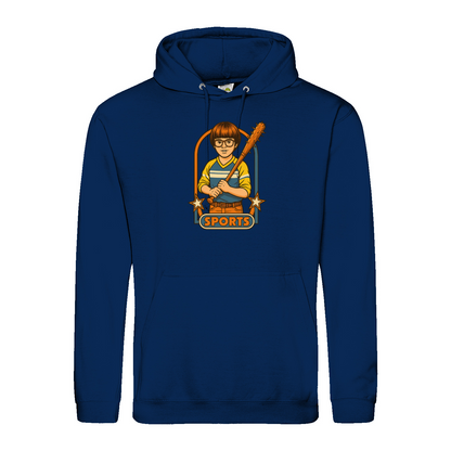 Retro Sports Satire Hoodie