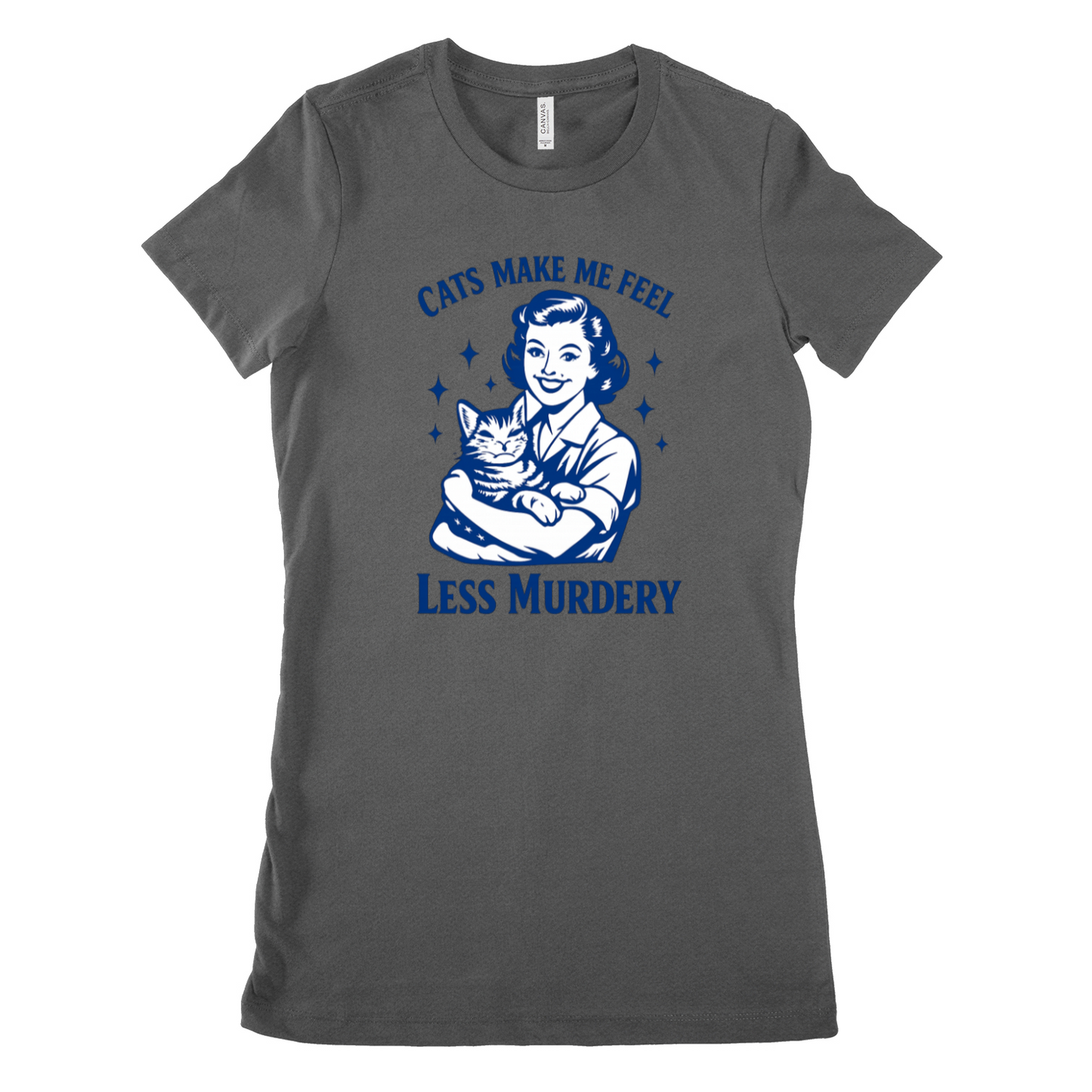 Damen T-Shirt – Cats make me feel less murdery