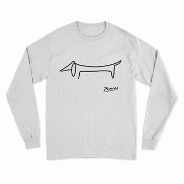 Sweat Teckel Picasso – Art canine minimaliste style Line-Art