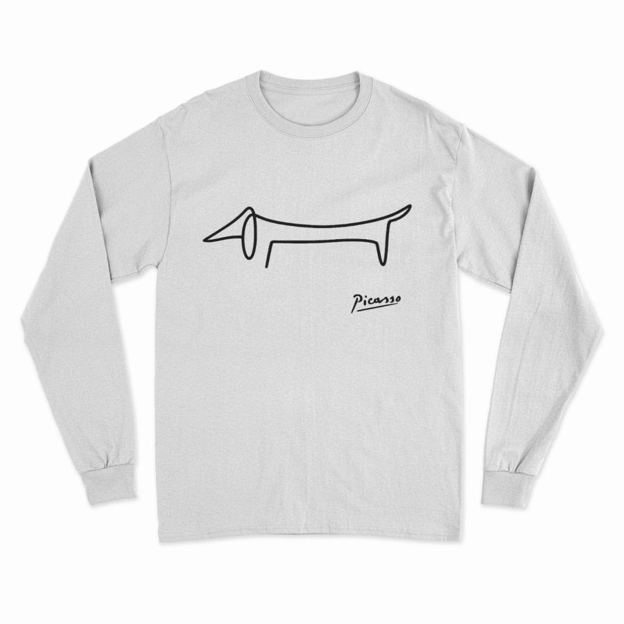 Sweat Teckel Picasso – Art canine minimaliste style Line-Art