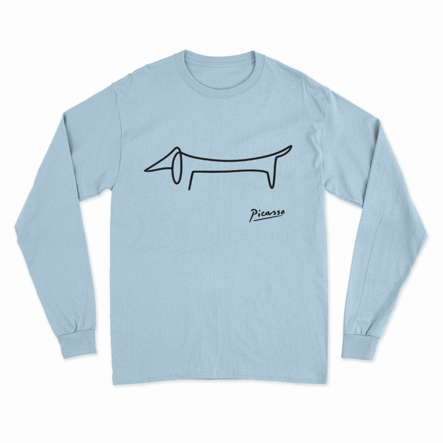 Sweat Teckel Picasso – Art canine minimaliste style Line-Art