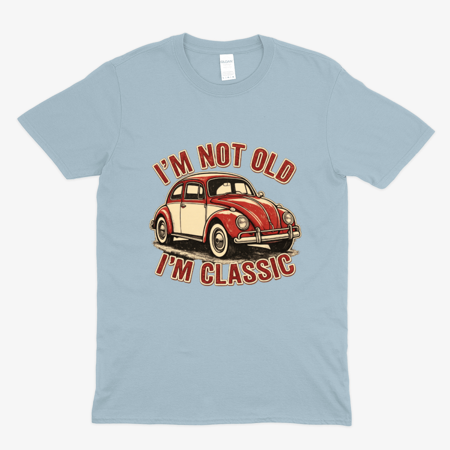 True Insights T-Shirt Vintage Käfer Motiv I'm Not Old I'm Classic im lässigen Lifestyle getragen
