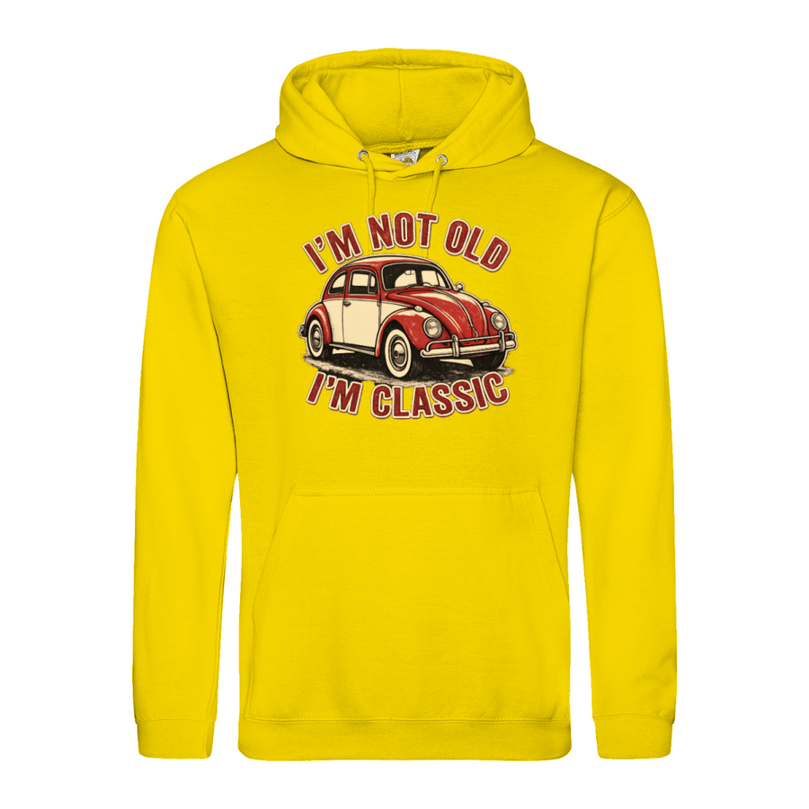 True Insights Hoodie I'm Not Old I'm Classic mit satirischem Vintage Käfer Spruch, lässiger Alltagslook