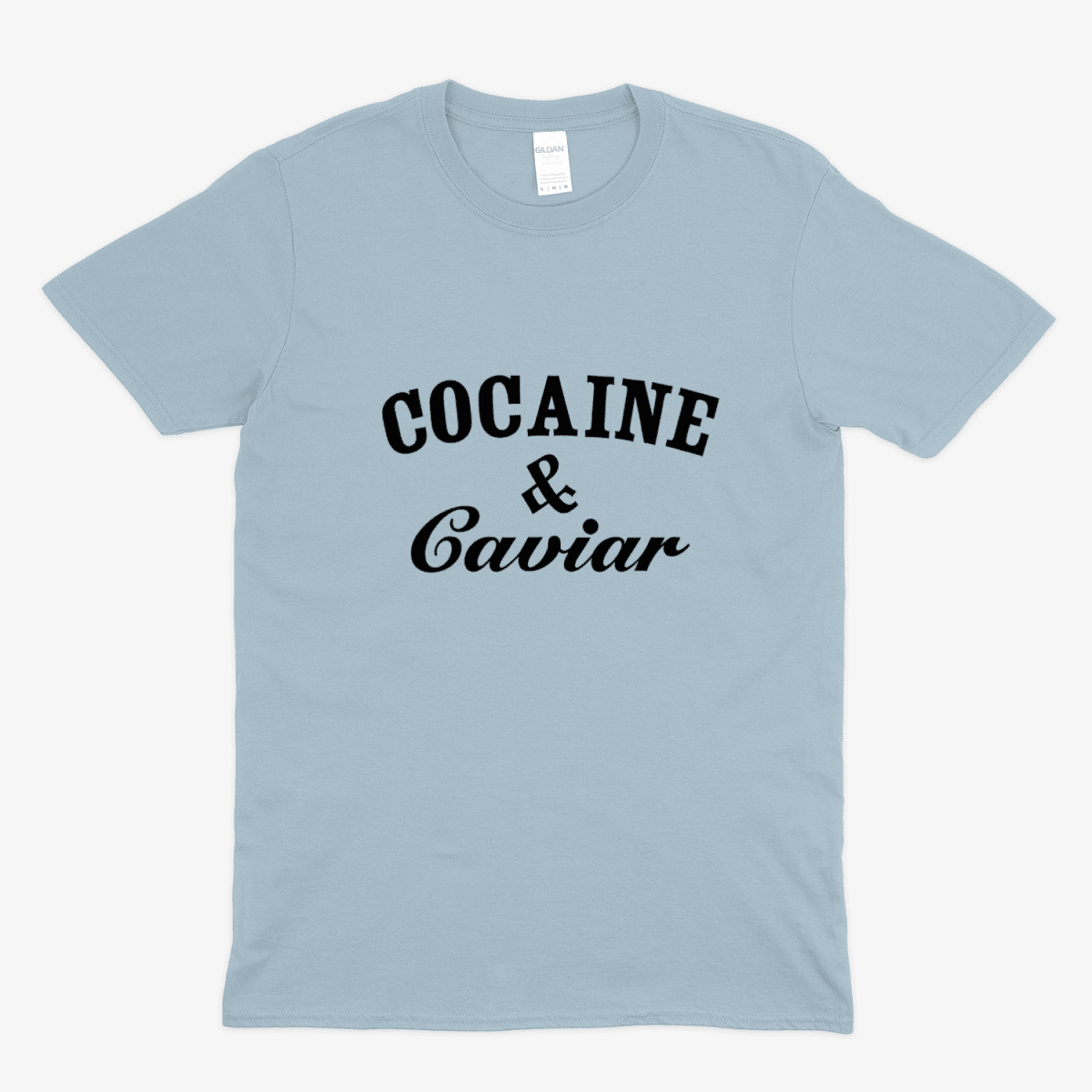 COCAINE & CAVIAR T-Shirt – Provokanter Luxus mit schwarzem Humor