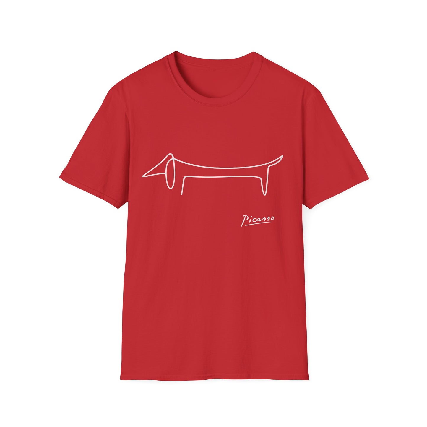 Picasso Dackel T-Shirt – Minimalistische Hundelinie mit Kultfaktor – Lustiges | True Insights – Bild 18