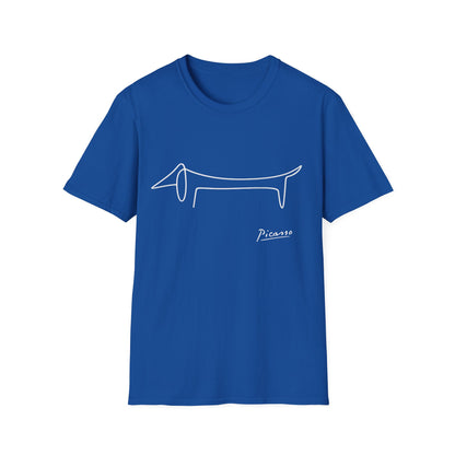 Picasso Dackel T-Shirt – Minimalistische Hundelinie mit Kultfaktor – Lustiges | True Insights – Bild 21