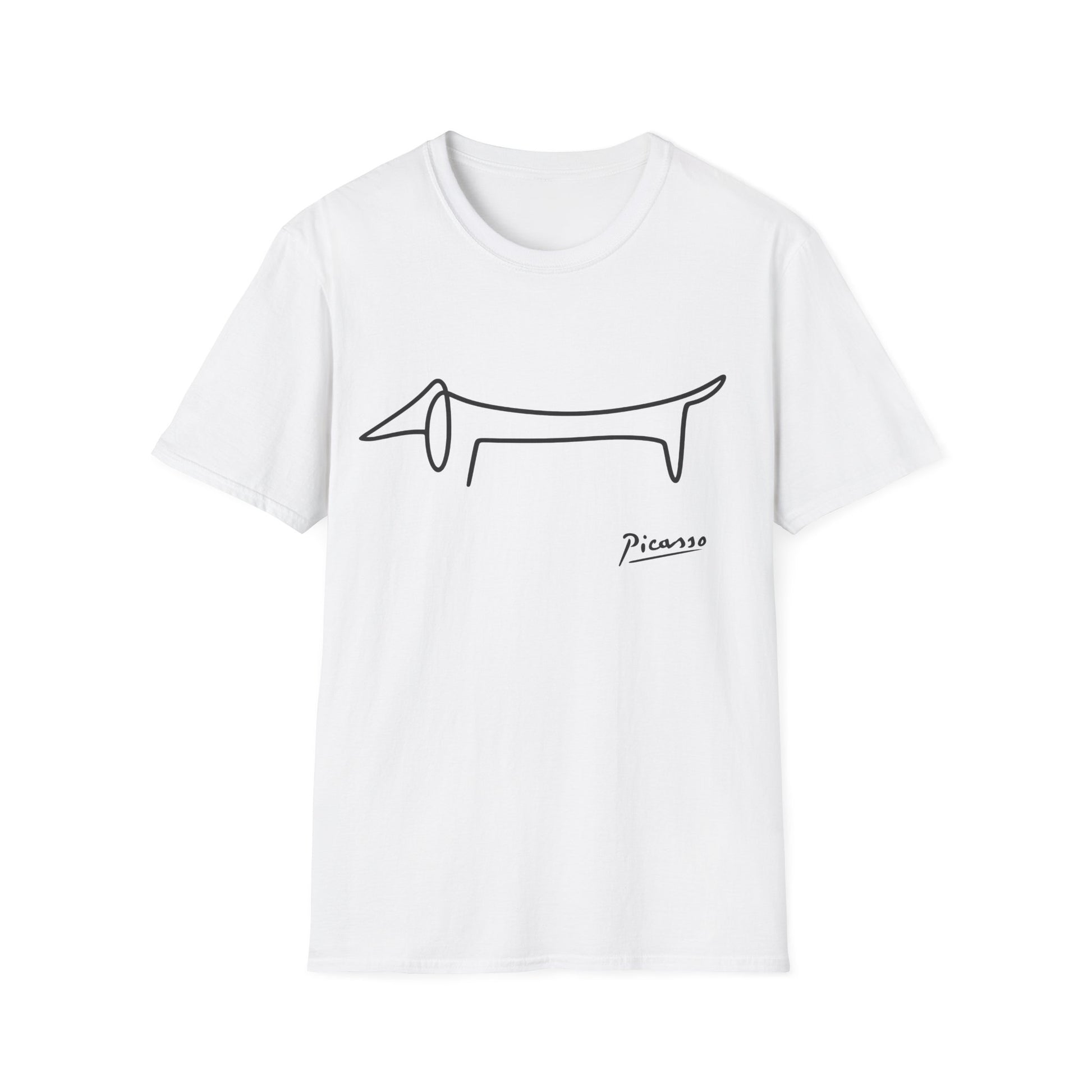 Picasso Dackel T-Shirt – Minimalistische Hundelinie mit Kultfaktor – Lustiges | True Insights – Bild 30