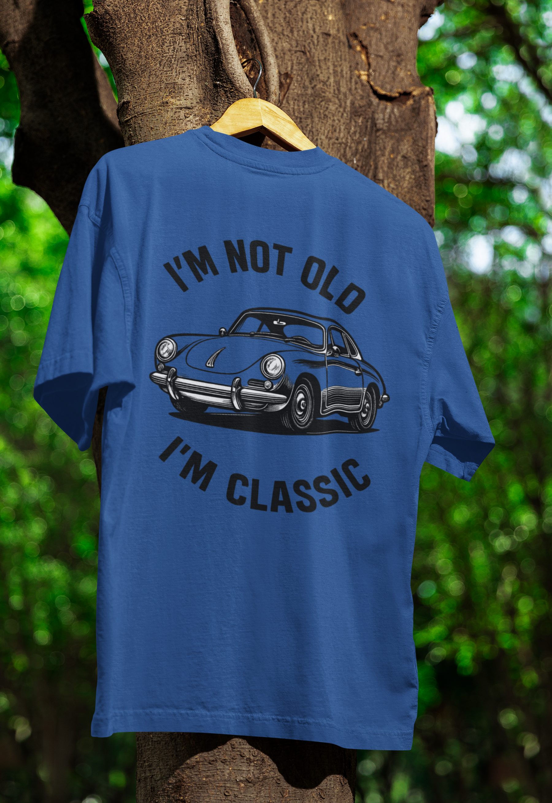 I’m Not Old, I’m Classic – Porsche Car T-Shirt | Humorvolle Retro-Edition für Autofans