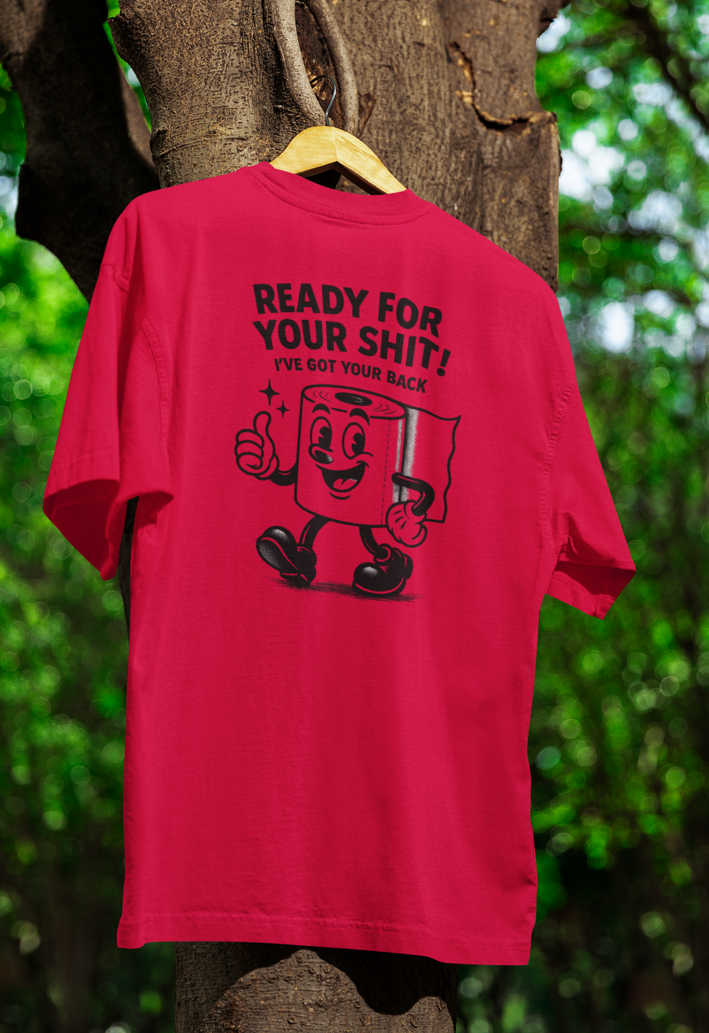Ready for Your Shit – Satirisches Fun T-Shirt mit Klopapier-Illustration | Humor & Statement-T-Shirt-True Insights