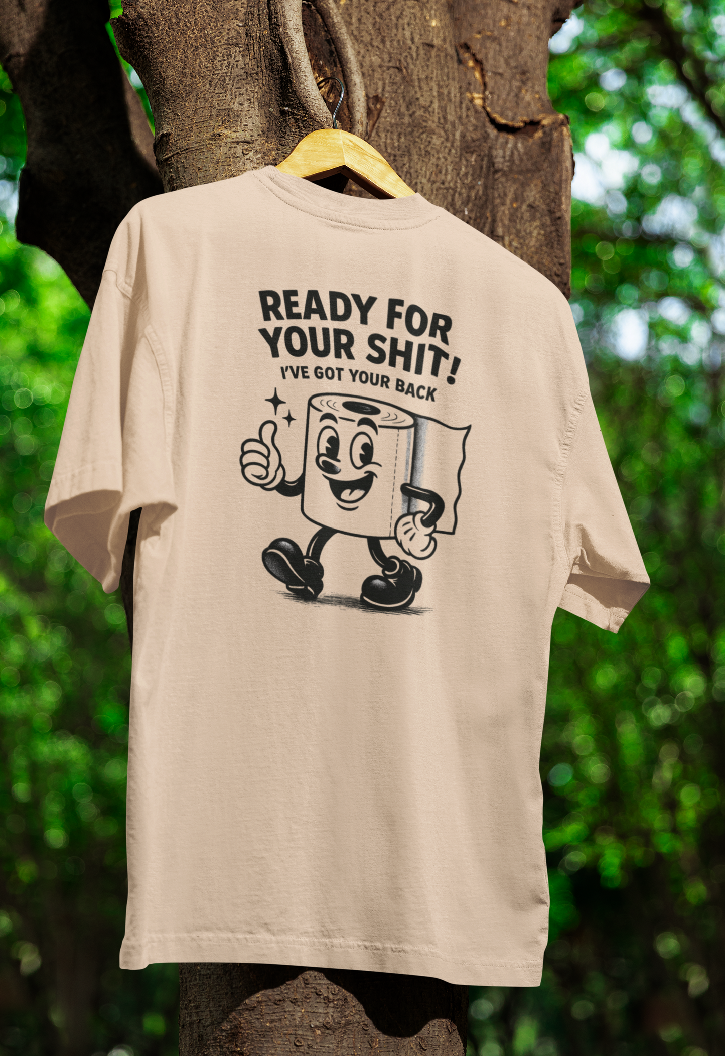 Ready for Your Shit – Satirisches Fun T-Shirt mit Klopapier-Illustration | Humor & Statement-T-Shirt-True Insights
