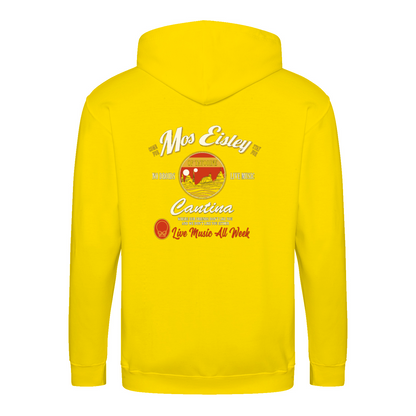 Mos Eisley Cantina Zip Hoodie – Backprint „Live Music All Week“-Zip Hoodie-True Insights