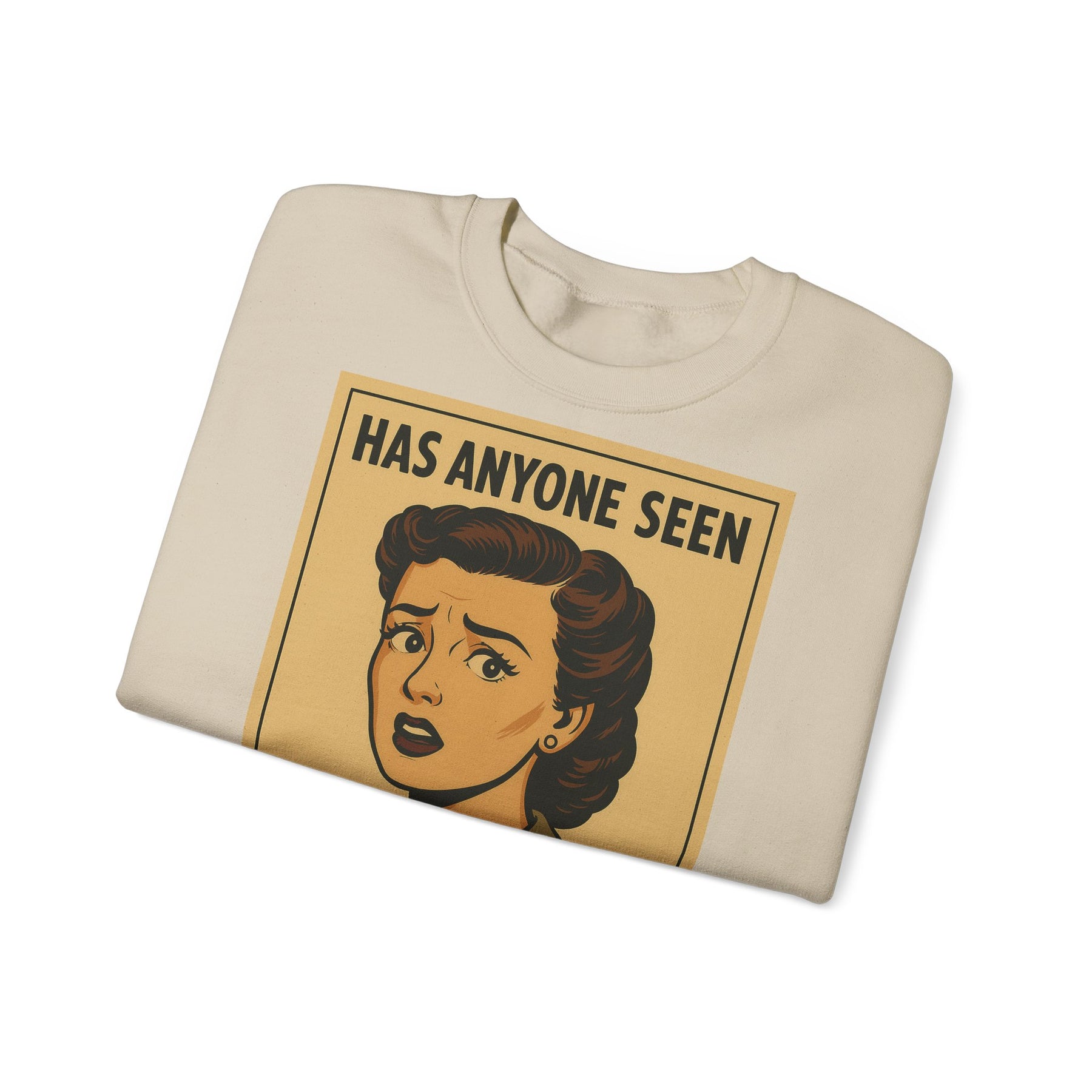 Sweatshirt – Motiv: "Has anyone seen my Lorazepam?" – Retro-Sweatshirt | True Insights Design mit Humor