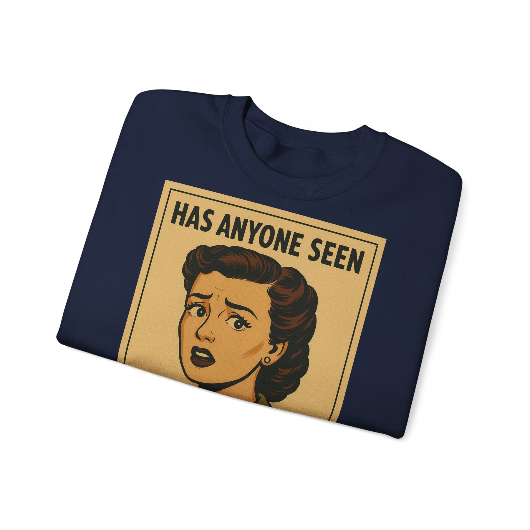 Sweatshirt – Motiv: "Has anyone seen my Lorazepam?" – Retro-Sweatshirt | True Insights Design mit Humor