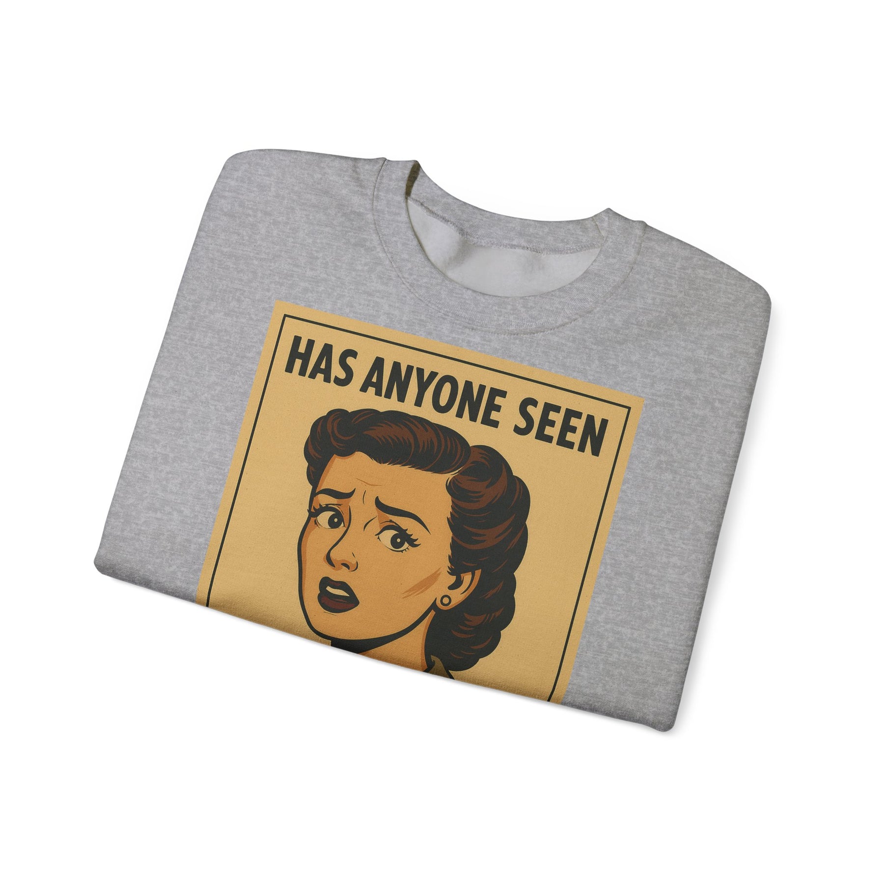 Sweatshirt – Motiv: "Has anyone seen my Lorazepam?" – Retro-Sweatshirt | True Insights Design mit Humor