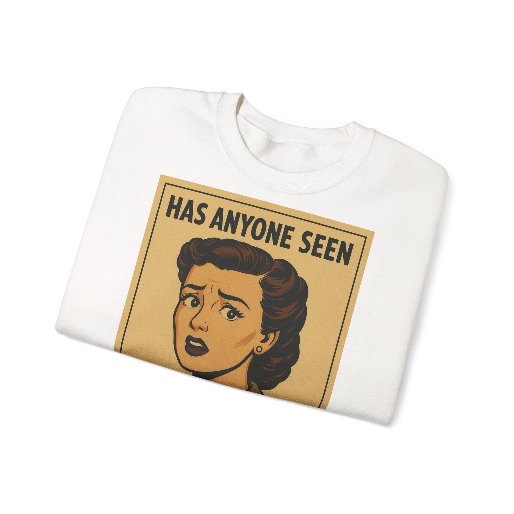 Sweatshirt – Motiv: "Has anyone seen my Lorazepam?" – Retro-Sweatshirt | True Insights Design mit Humor