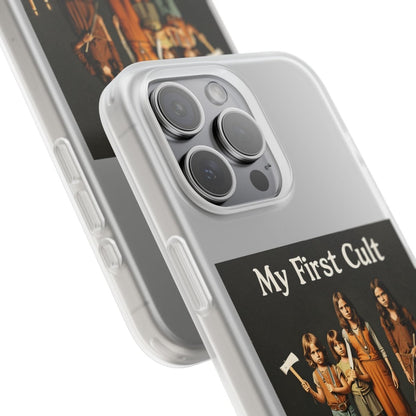 My First Cult – Dark-Aesthetic Handyhülle mit satirischem Kinderkult-Motiv-Phone Case-True Insights