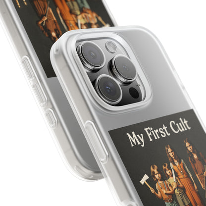 My First Cult – Dark-Aesthetic Handyhülle mit satirischem Kinderkult-Motiv-Phone Case-True Insights