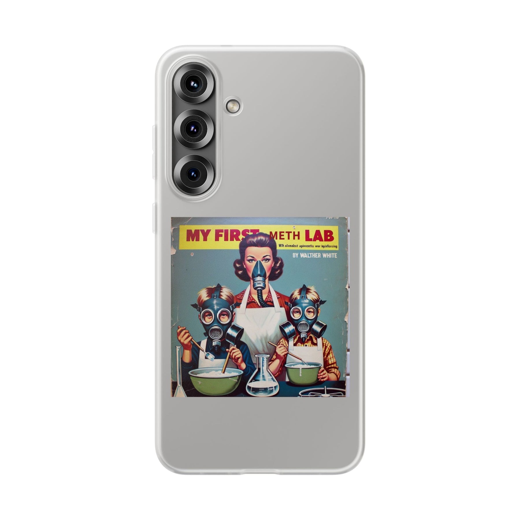 „My First Meth Lab“ Handyhülle – Schwarzer Humor im Retro-Look-Phone Case-True Insights
