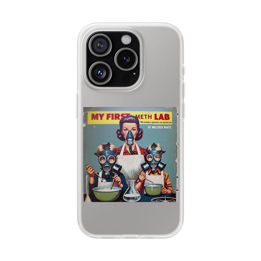 „My First Meth Lab“ Handyhülle – Schwarzer Humor im Retro-Look-Phone Case-True Insights